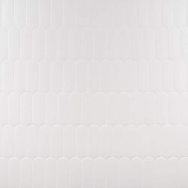 Ivy Hill Tile Aerial White 2.83 in. x 7.67 in. Matte Ceramic Wall Tile (5.15 sq. ft./Case)