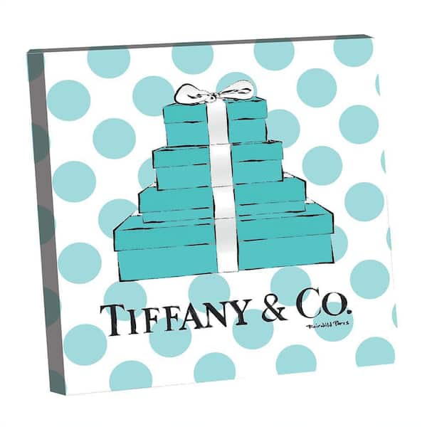 VENICE BEACH Collections Classic Fashion Designer Gift Boxes by Fairchild Paris 1-Piece Unframed Abstract Poster Art Print 14 in. x 14 in.