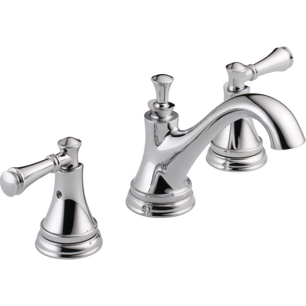 Silverton Chrome 8" Widespread 2-Handle Bathroom Faucet