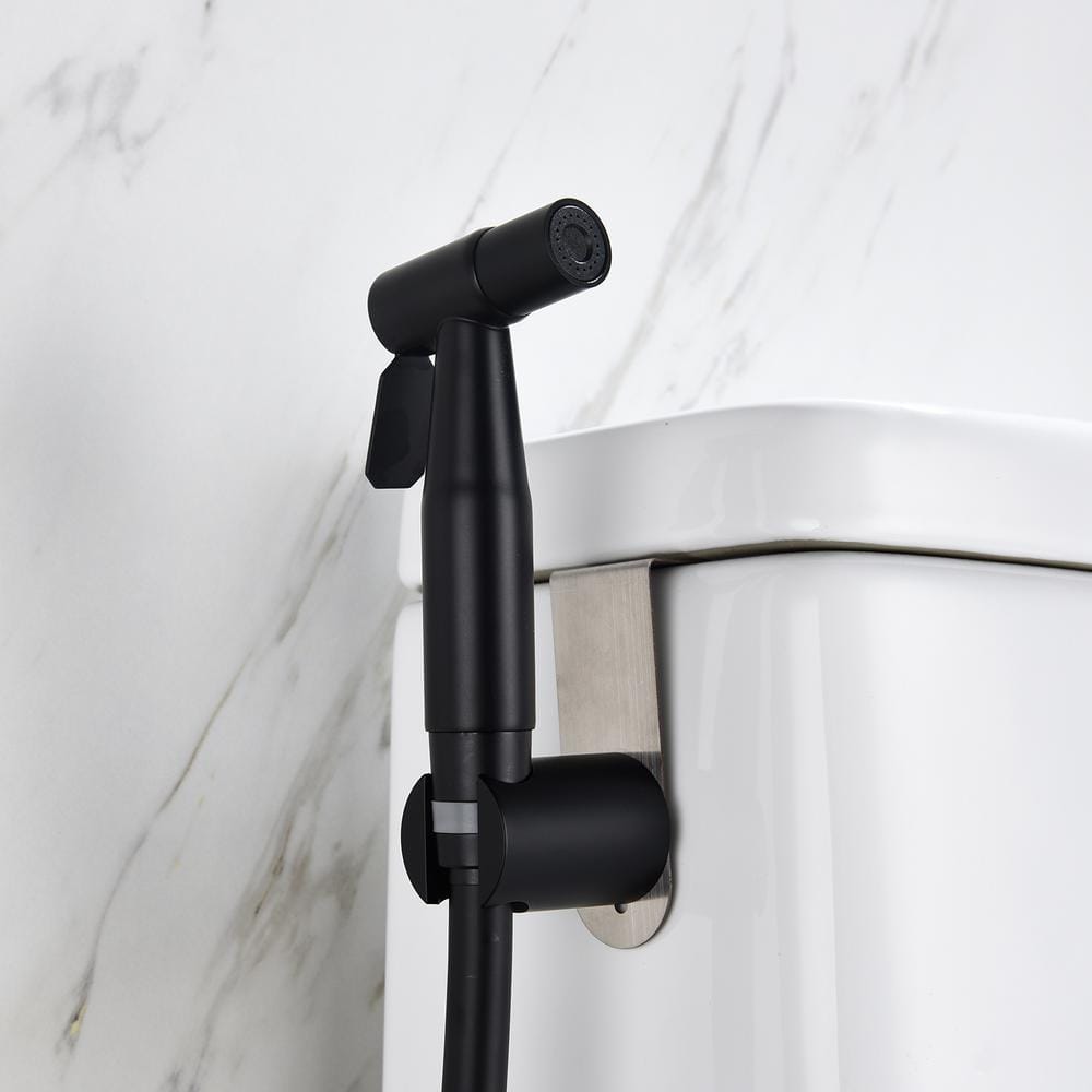 Non- Electric Easy Hand Held Bidet Attachment in Matte Black