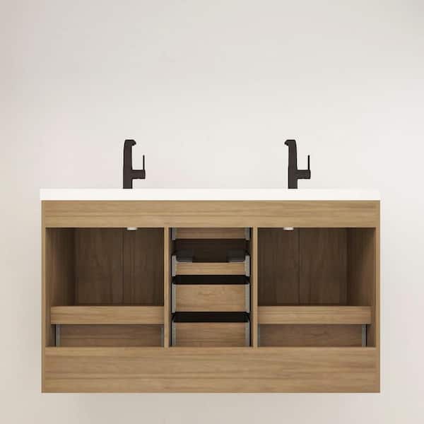 BV Better Vanity Carla 59 in. W x 20 in. D x 35 in. H Double