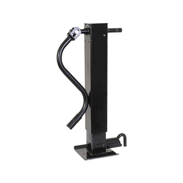 Heavy Duty Front Pin Travel Trailer Jack with Handle for RV Camper Utility Lifting