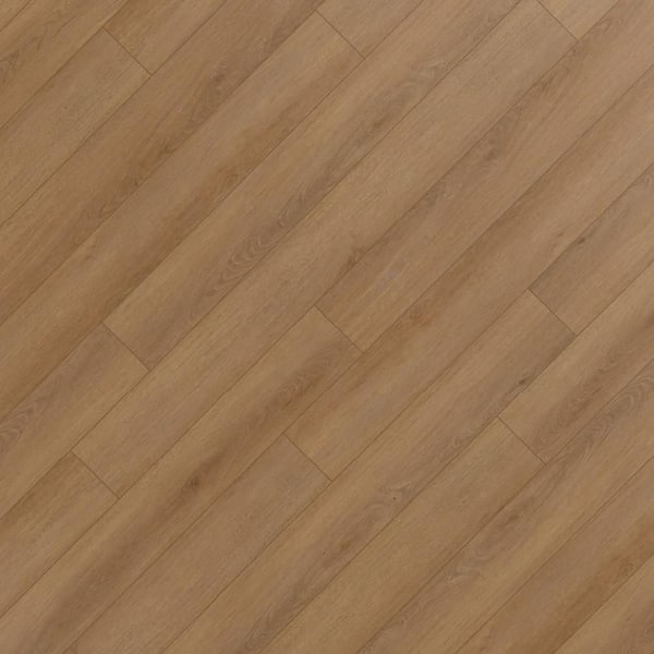 Arista Laminate 7" Russo 14mm T x 7 in. W x 72 in. L Water Resistant Laminate Wood Flooring (23.17 sq. ft/case)