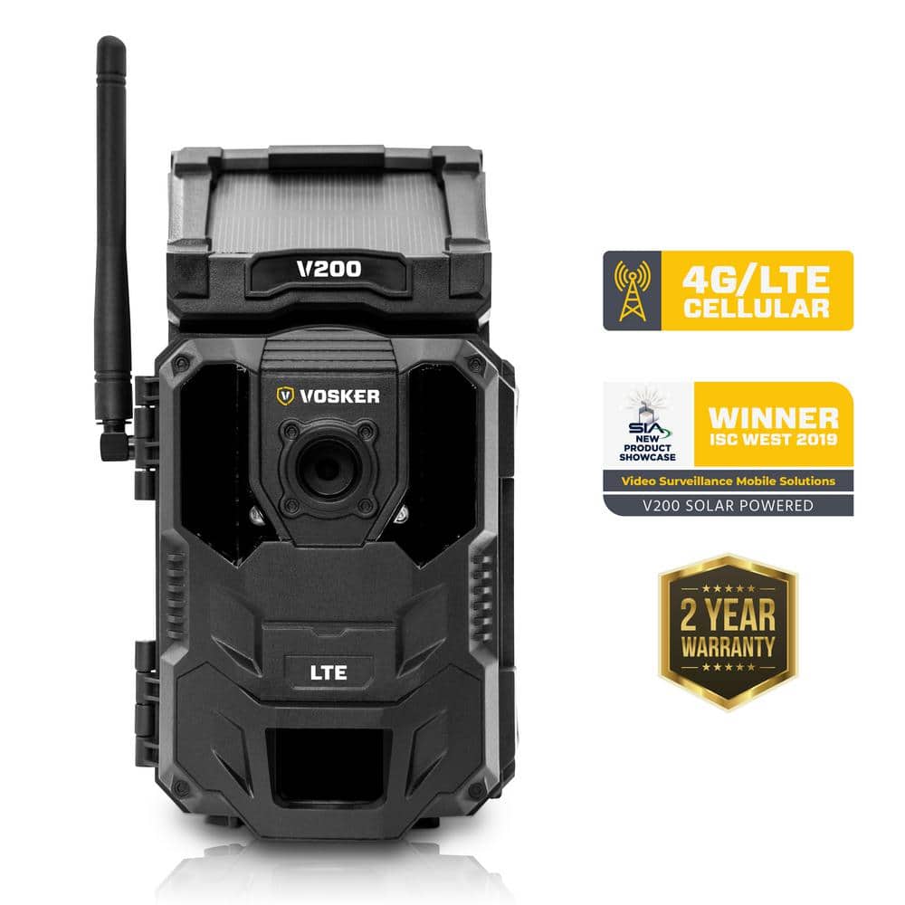 VOSKER Wireless LTE mobile security camera (US) V200 US - The Home Depot