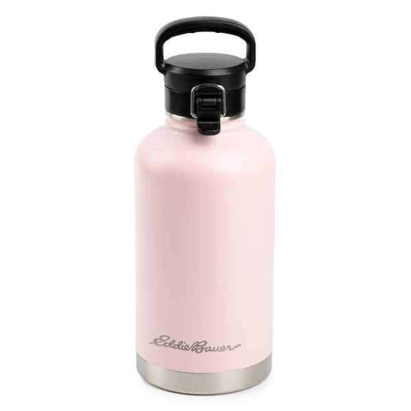 HydroMATE 32 oz Insulated Water Bottle Sleeve with Strap Pink Marble