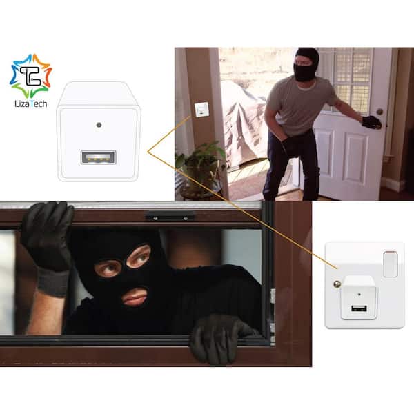 送料無料LizaTech Bluetooth Speaker Hidden IP Camera - 1080p Camera with Night Vision and Motion Detection並行輸入 LizaTech LizaTech Hidden Cameras Indoor 1-Camera Wireless Plug-in