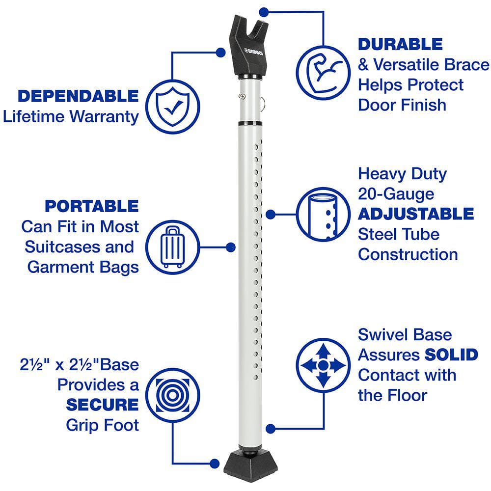 Steel Portable Door Security Bar