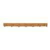 Spectrum 24 in. L Decorative Bamboo 7-Peg Wall Mount Wood Rack 82209 - The Home  Depot