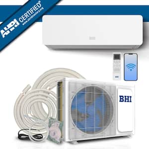 12,000 BTU 115-Volt, 19 SEER2,600-Sq-Ft Ductless Mini Split Air Conditioner with Heat Pump, Wi-Fi, 13ft lineset