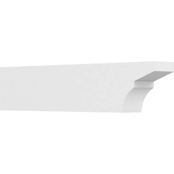 Ekena Millwork 5 in. x 8 in. x 36 in. Standard Monterey Architectural Grade PVC Rafter Tail Brace