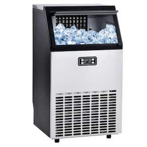 Moray 100 lbs. Daily Production Freestanding Automatic Clear Ice Maker in Black