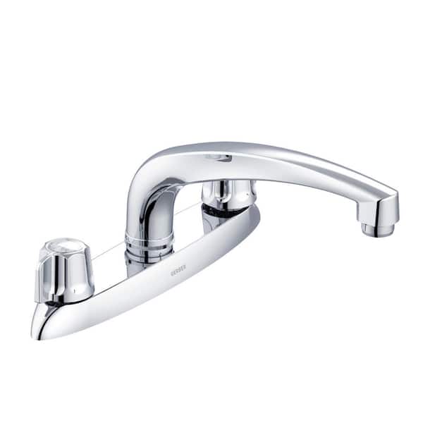 Gerber Gerber Classics 2-Handle Deck Mount Standard Kitchen Faucet in Chrome