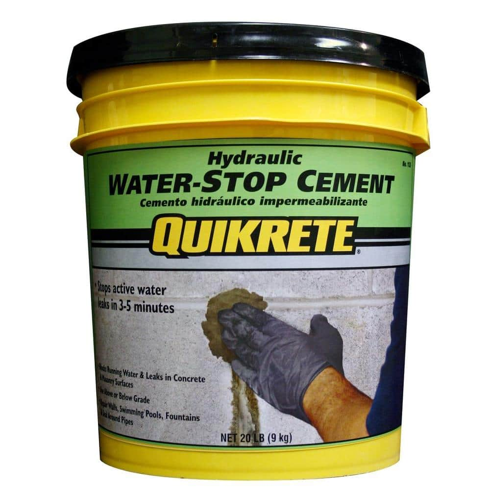 Quikrete 20 lb. Hydraulic WaterStop Cement Concrete Mix 112620 The