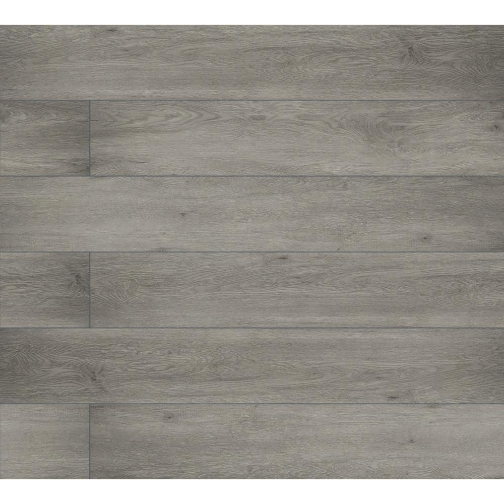 A&A Surfaces Moses Lake 12 MIL x 9 in. W x 60 in. L Waterproof Click Lock Luxury Vinyl Plank Flooring (22.44 sq. ft./Case)