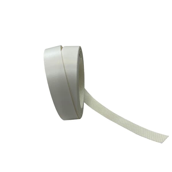 White High Gloss polyester edgebanding in 11/16" x 120" preglued adhesive rolls 