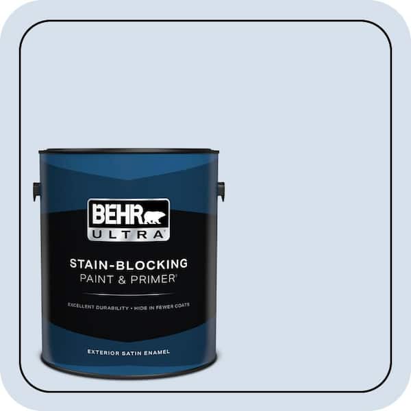 BEHR ULTRA 1 gal. #610C-1 Northern Star Satin Enamel Exterior Paint & Primer