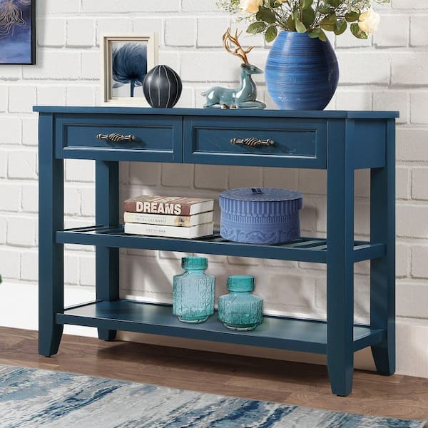 ドゥロワー サキソニージレDrawer ネイビー Reviews for Noble House Heather 42 in. Navy Blue Rectangle Wood