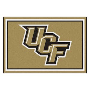 NCAA - University of Central Florida Gold 8 ft. x 5 ft. Indoor Area Rug
