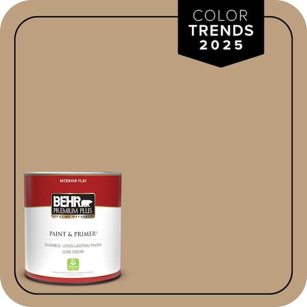 BEHR PREMIUM PLUS 1 qt. #N270-4 Oxford Street Flat Low Odor Interior Paint & Primer