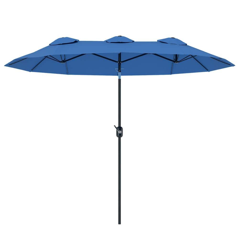 Double-sided Patio Umbrella with 3 Air Vents, Tilt and Crank, Outdoor Umbrella price history on PriceWatchPro