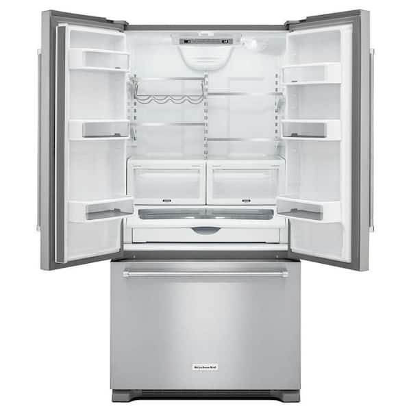KitchenAid French Door Fridge (KRFC302EBS) - Black Stainless Steel with PrintShield™ Finish KitchenAid French Door Fridge (KRFC302EBS) - Black Stainless Steel with PrintShield™ Finish