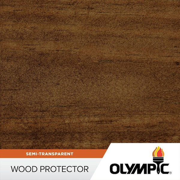 Wood Protector 1 gal. ST-2010 Dark Bark Exterior Semi-Transparent Stain Plus Sealer in One