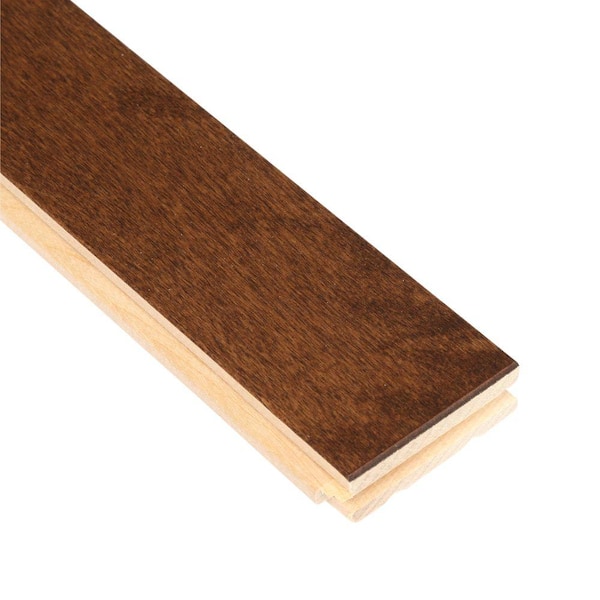 Mono Serra Canadian Northern Birch Cappuccino 3/4 in. T x 2-1/4 in. Wide x Varying Length Solid Hardwood Flooring (20 sqft/case), Medium