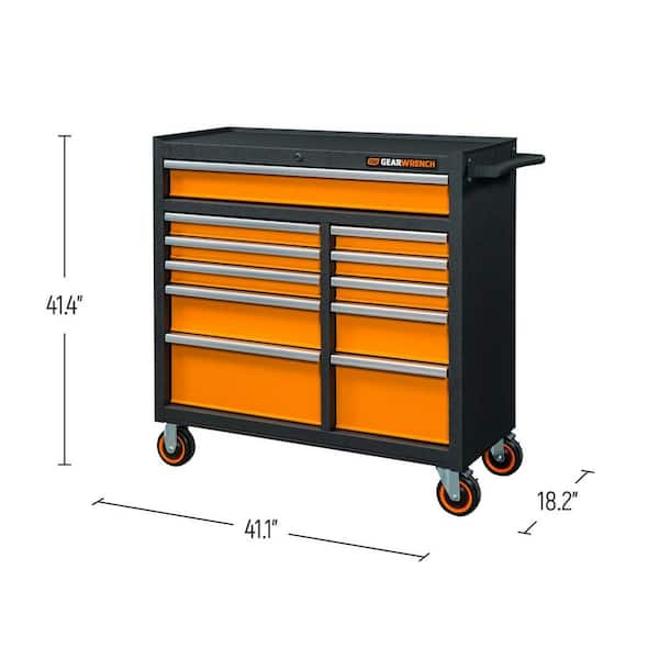 GEARWRENCH 41 in. 11-Drawer GSX Series Rolling Tool Cabinet 83245 - The  Home Depot