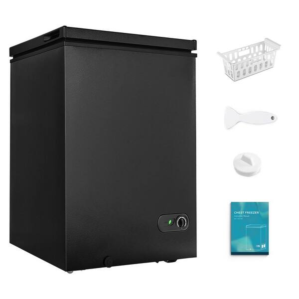 SIMZLIFE 3.5 cu. ft. Manual Defrost Chest Freezer with