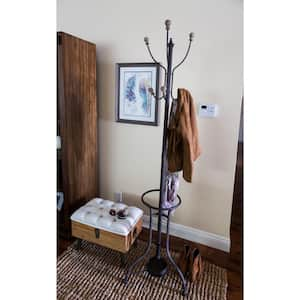 Black Metal Coat Rack