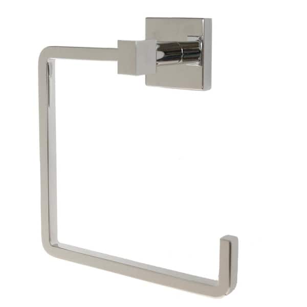 Design House Karsen Towel Ring in Polished Chrome