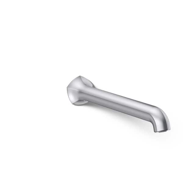 Occasion 12 in. Bath Spout Wall-Mount with Straight Design in Polished Chrome