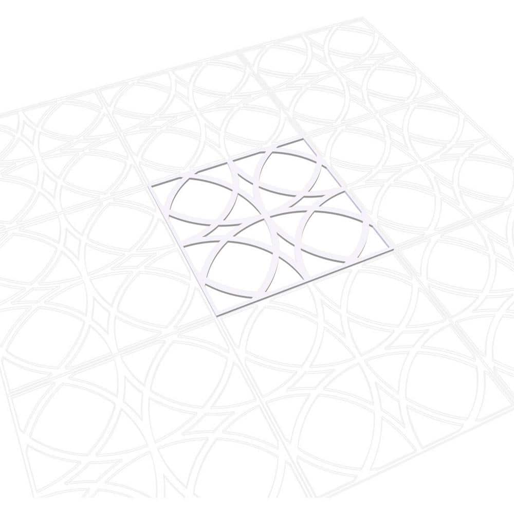 Large White PVC Decorative Fretwork Wall Panels
