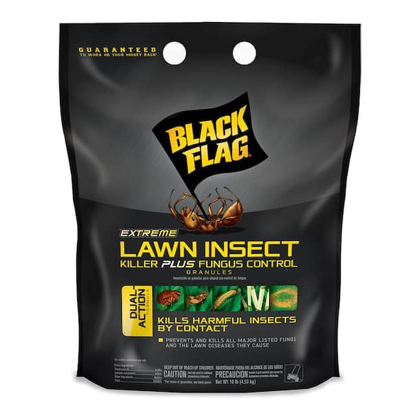 Black Flag Extreme 10 lbs. Lawn Insect Killer Plus Fungus Control Granules
