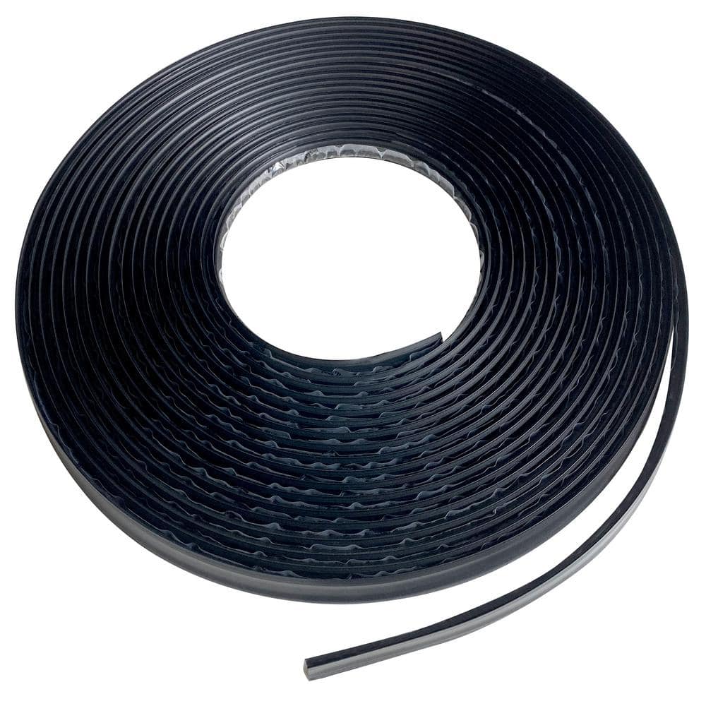 InstaTrim 3/4 in. x 50 ft. Black PVC Inside Corner Self-adhesive ...