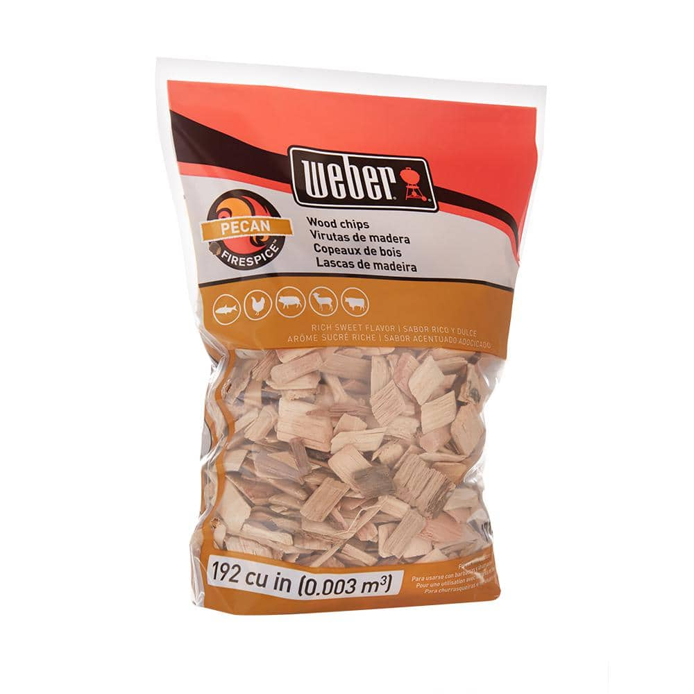 Weber Pecan Wood Chunks 17137 - The Home Depot