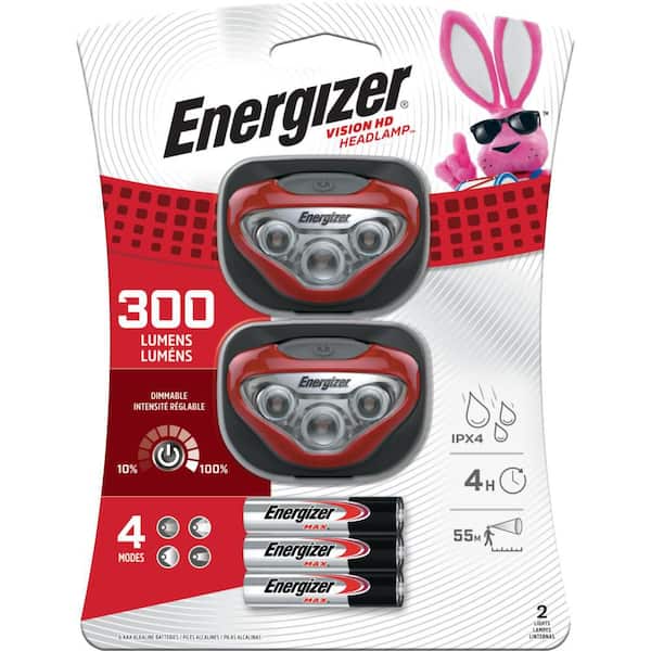 Vision HD LED Headlamp 2-Pack