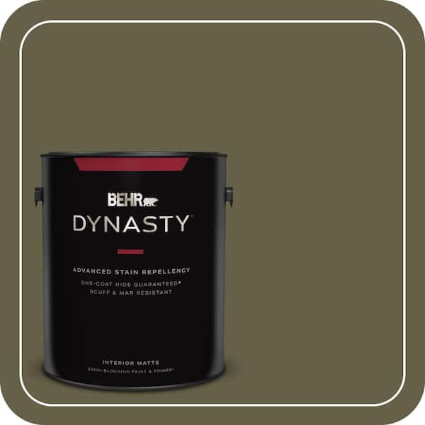 BEHR DYNASTY 1 gal. #PPU9-01 Alligator Skin Matte Interior Stain-Blocking Paint & Primer