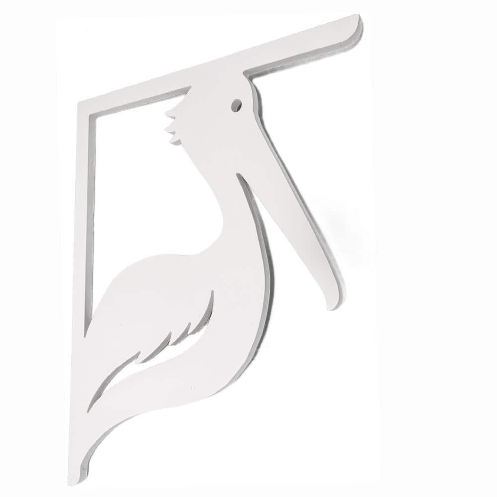 Decorative 16 in. Paintable PVC Pelican Mailbox or Porch Bracket price history on PriceWatchPro