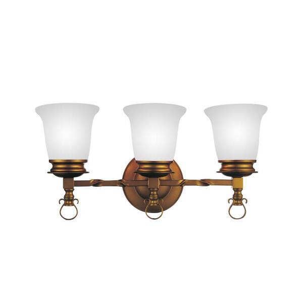 CWI Lighting Reese 3-Light Champagne Sconce