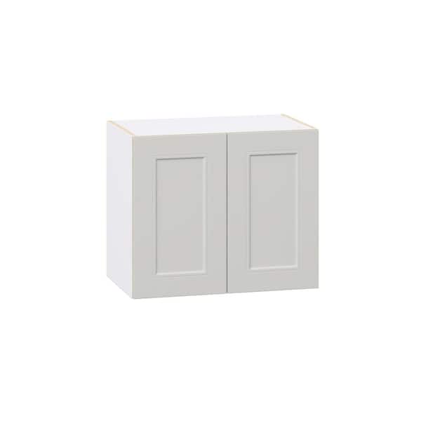 Galveston 24 in. W x 14 in. D x 20 in. H Assembled Shaker Wall Bridge Kitchen Cabinet in Light Grey