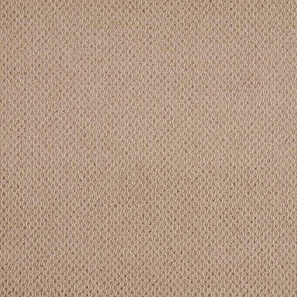 Falhurst  - Rumcake - Beige 15 ft. 24 oz. Polyester Pattern Installed Carpet