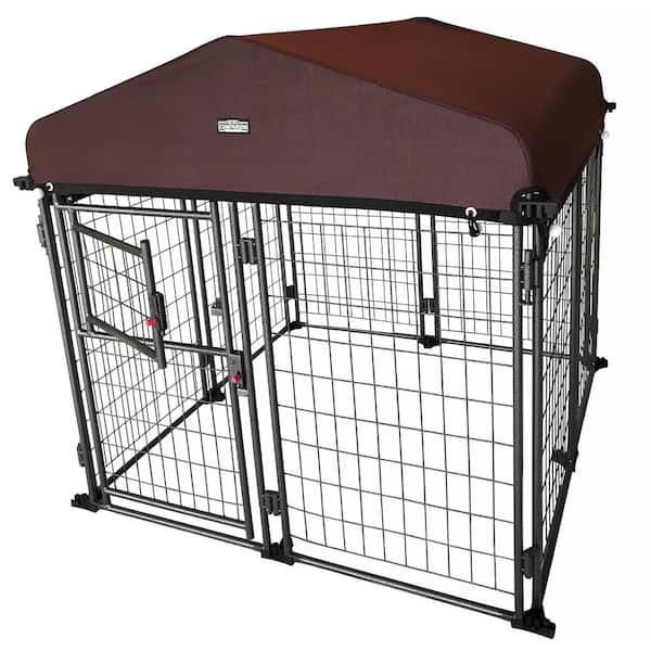 Two By Two 4 ft. x 4 ft. x 4-1/2 ft. Expandable Kennel