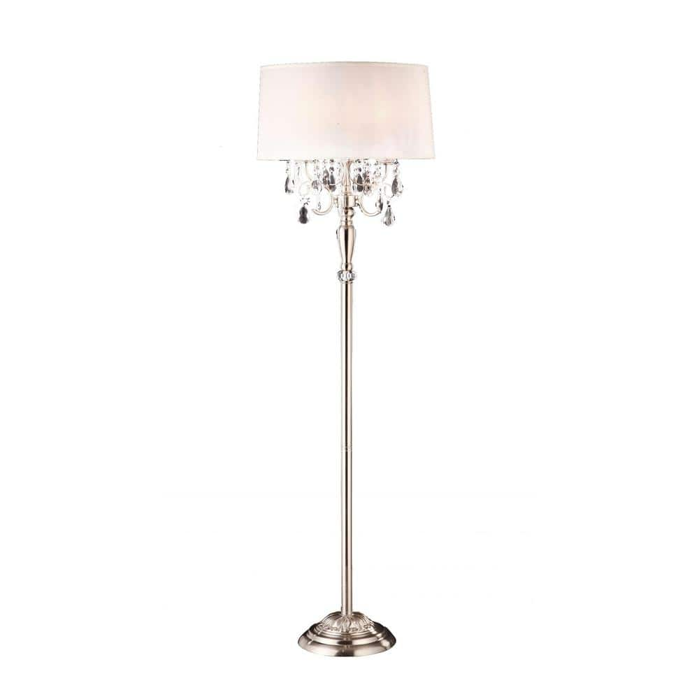 silver droplet floor lamp