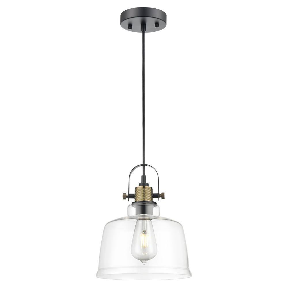 Pendant Light with Glass Shad 