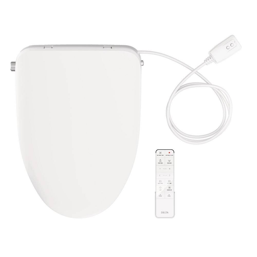 Refresh Ultimate White Elongated Electric Bidet Toilet Seat