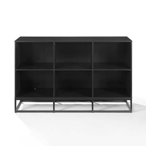 CROSLEY FURNITURE Enzo Black Record Storage Media Console CF1129
