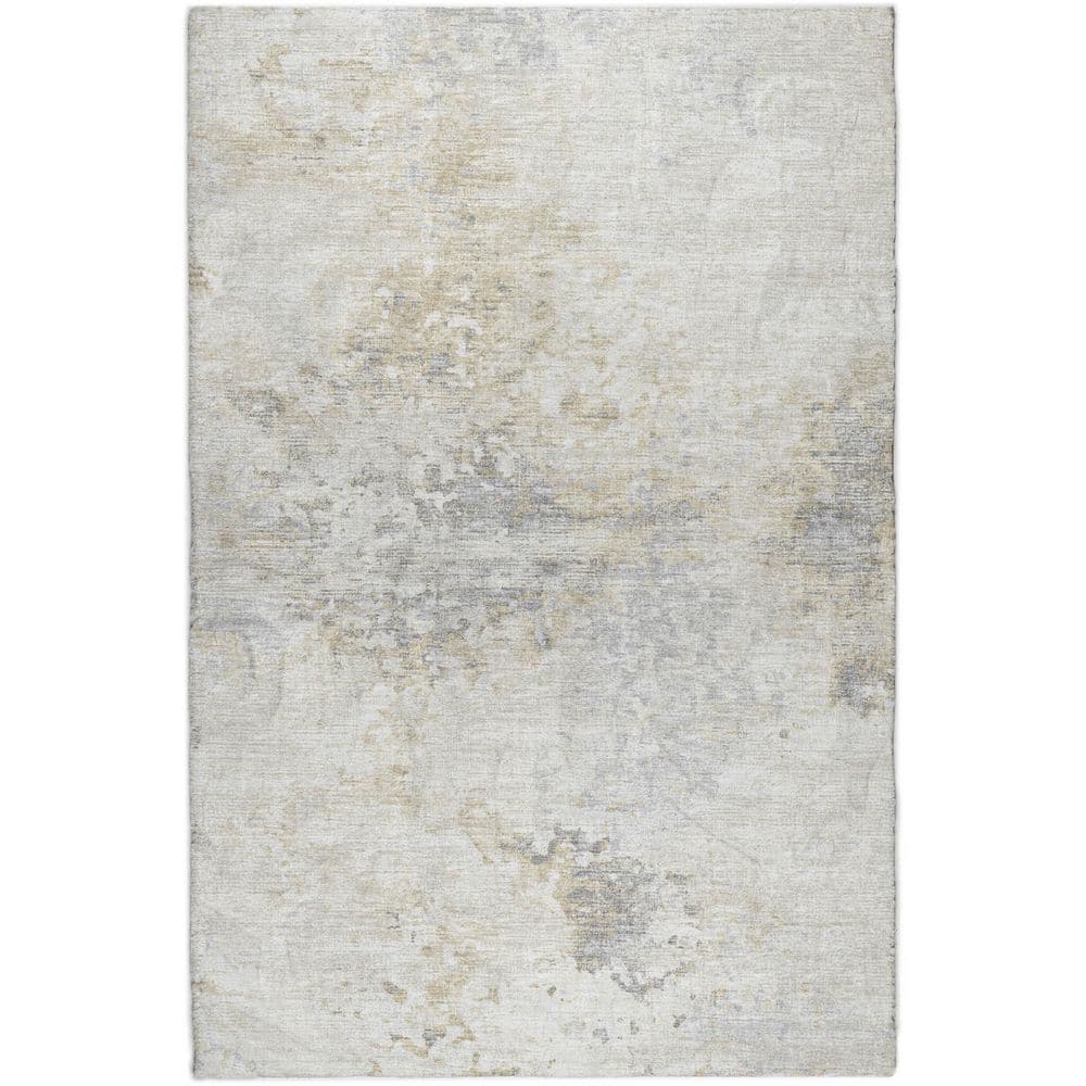 Dream Shag Premium Machine Washable Abstract ADS70 Ivory 5 ft. x 7 ft. 6 in. Area Rug price history on PriceWatchPro