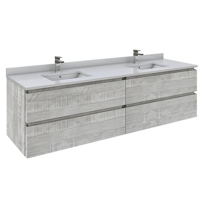 Fresca Formosa 58 In W X 20 D 19, Single Sink Bathroom Vanity Without Top