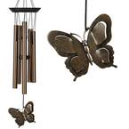Signature Collection, My Butterfly Chime, 21 in. Bronze Wind Chime